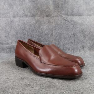 Seychelles Shoes Womens 7 Loafer Pump Classic Fashion Career Leather Brown Joana